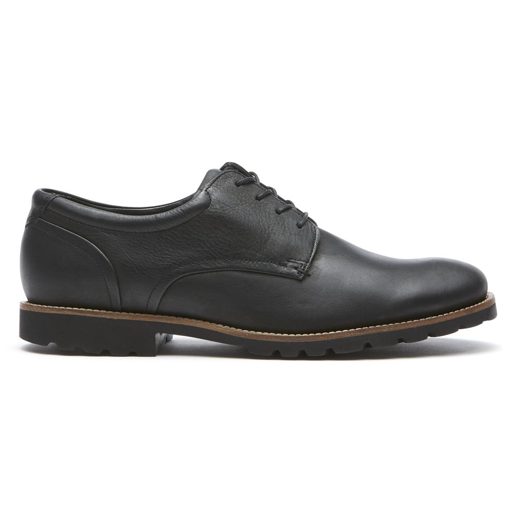 Pantofi Oxford Barbati Rockport Sharp & Ready Colben Negrii - Romania 7258-TKHGL